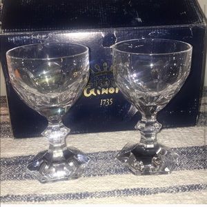 New 6 pc Richard Ginori glassware